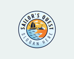 Sail Beach Boat logo