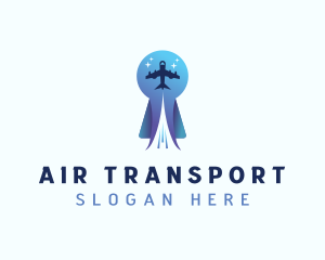 Travel Airplane Tourism logo design