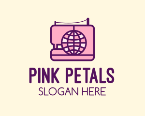 Thread Sewing Machine logo design