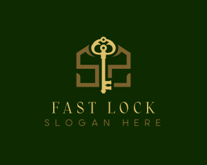 Real Estate Property Key logo design