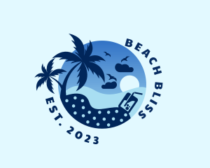 Seaside Beach Holiday logo design