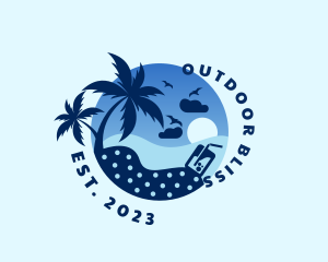 Seaside Beach Holiday logo design