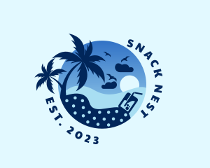 Seaside Beach Holiday logo design