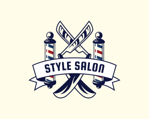 Razor Barber Haircut logo