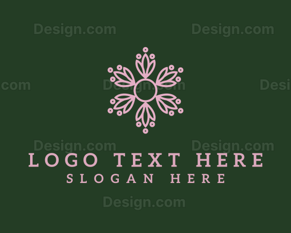 Ornamental Leaf Plant Logo