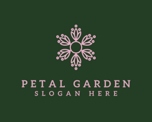 Ornamental Leaf Plant logo design