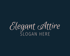 Feminine Cursive Wordmark logo design