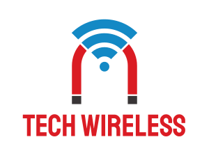 Wifi Signal Magnet logo design