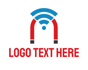 Sensor - Wifi Signal Magnet logo design