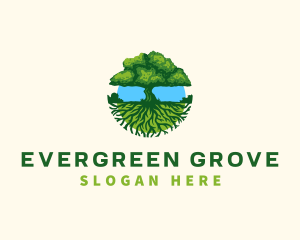 Environment Tree Roots  logo