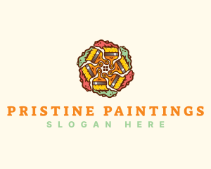 Home Paint Repair logo design