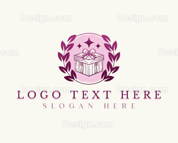 Gift Parcel Package Logo