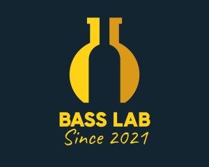 Wine Bottle Lab logo design