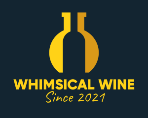 Wine Bottle Lab logo design