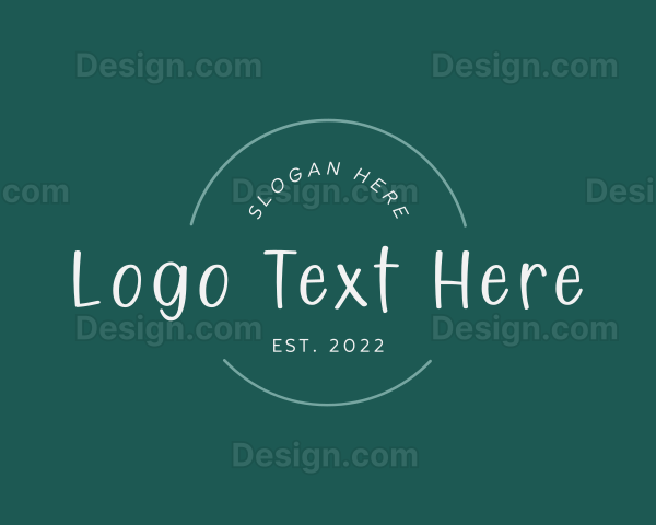 Handwritten Business Brand Logo