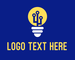 Innovative - Electric Bulb Energy logo design