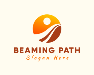 Desert Sun Path logo design