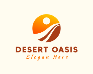 Desert Sun Path logo design