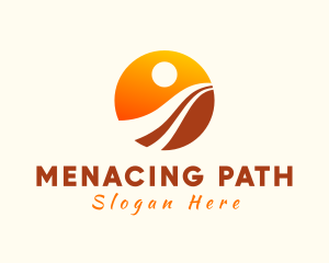 Desert Sun Path logo design