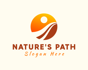 Desert Sun Path logo design