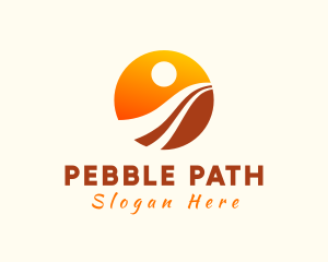 Desert Sun Path logo design