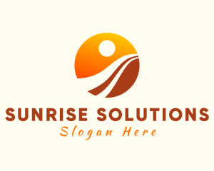 Desert Sun Path logo design