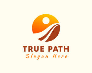 Desert Sun Path logo design