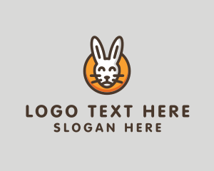 Happy Bunny Animal  logo