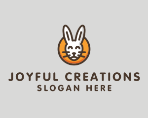 Happy Bunny Animal  logo