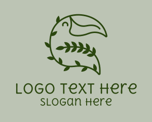 Tropical Leafy Toucan  logo