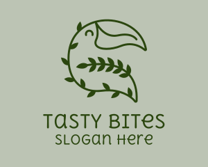 Tropical Leafy Toucan  logo