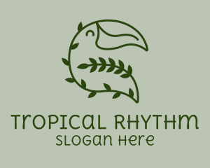 Tropical Leafy Toucan  logo