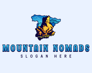 Spain Outdoor Mountain  logo design