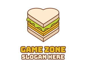 Heart Snack Sandwich  logo