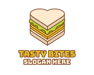 Heart Snack Sandwich  logo