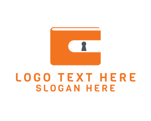 Orange Wallet Lock  logo
