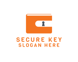 Orange Wallet Lock  logo
