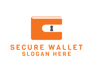 Orange Wallet Lock  logo