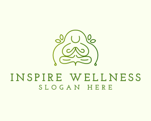 Wellness Meditation Yoga logo design