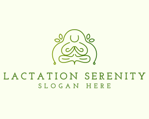 Wellness Meditation Yoga logo design