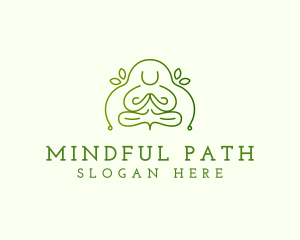 Wellness Meditation Yoga logo design