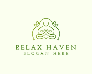 Wellness Meditation Yoga logo design