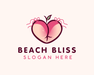 Feminine Peach Lingerie logo design