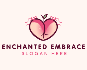 Feminine Peach Lingerie logo design