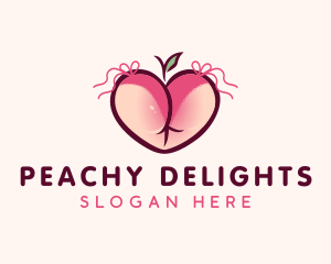 Feminine Peach Lingerie logo design