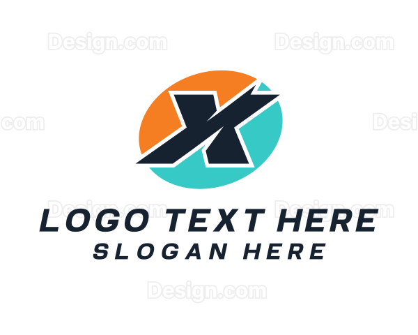 Automotive Mechanic Letter X Logo