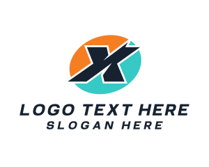 Automotive Mechanic Letter X logo