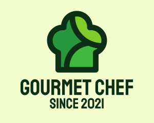 Green Chef Hat  logo design