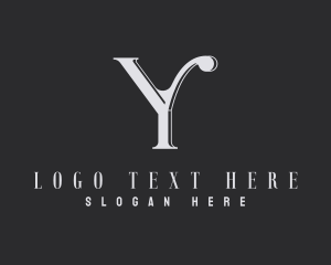 Luxurious Beauty Studio Letter Y logo