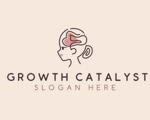 Woman Mental Health logo design